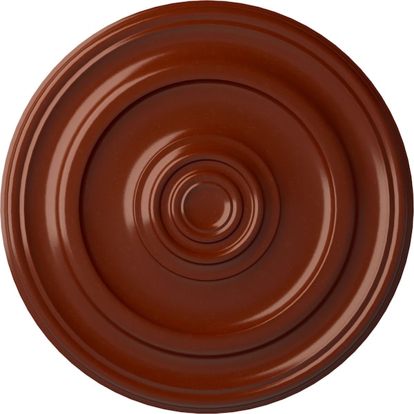 Ekena Millwork Kepler Traditional Ceiling Medallion (For Canopies up to 5 1/4"), 23 5/8"OD x 1 3/4"P, Firebrick CM24KPFIF - main